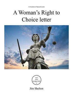 cover image of A Woman's Right to Choice Letter